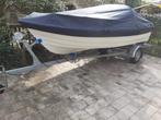 Mooie sloep 4.30 m. - yamaha 15 pk - kanteltrailer, Ophalen, 10 tot 30 pk, Zo goed als nieuw, 3 tot 6 meter