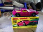 Matchbox 32d Maserati Bora Glossy Paint Type "I" box, Ophalen of Verzenden, Zo goed als nieuw, Auto
