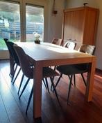 mooie blank eiken tafel 200*100, Huis en Inrichting, 200 cm of meer, 100 tot 150 cm, Rechthoekig, Eikenhout
