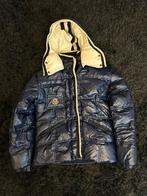 Moncler jas, Ophalen of Verzenden, Gedragen, Overige maten, Blauw