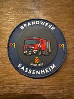 Brandweer embleem / brandweer Sassenheim patch, Verzenden, Nederland, Embleem of Badge