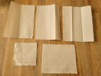Aida borduurstof borduren set van 5 lapjes, Hobby en Vrije tijd, Ophalen of Verzenden, Zo goed als nieuw