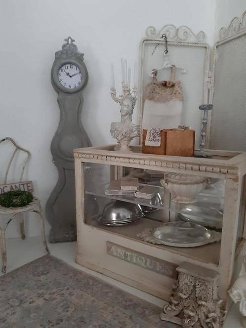 Mooie brocante Mora klok , Poppenhuis 1:12 (Nr Mo1)*, Verzamelen, Poppenhuizen en Toebehoren, Nieuw, Poppenhuis, Ophalen of Verzenden