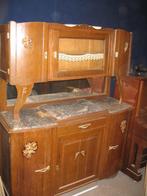 mooie antieke Franse buffetkast met marmeren platen, Antiek en Kunst, Antiek | Meubels | Kasten, Ophalen