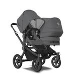 Bugaboo Donkey 5 Duo complete Black - Grey melange Nieuwe, Kinderwagen, Nieuw, Bugaboo, Ophalen of Verzenden