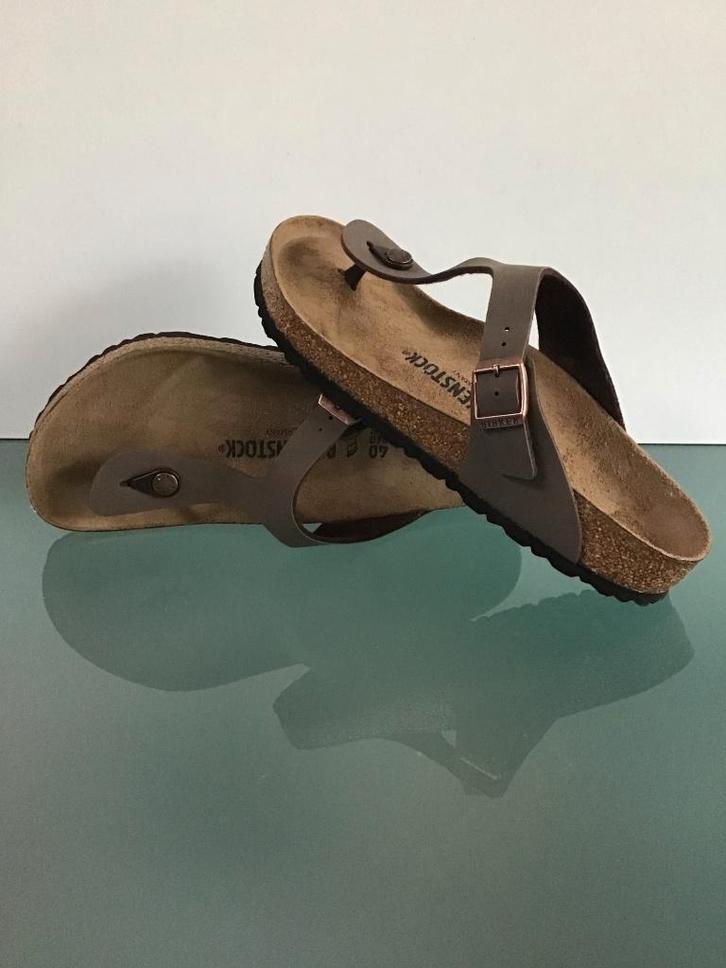 GRATIS VERZENDEN | BIRKENSTOCK Nieuwe bruine slippers 40, Kleding | Dames, Schoenen, Nieuw, Slippers, Bruin, Verzenden