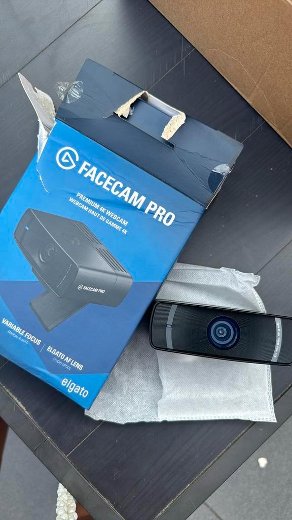 Elgato Facecam Pro, Computers en Software, Webcams, Nieuw, Draadloos, Windows, Ophalen of Verzenden