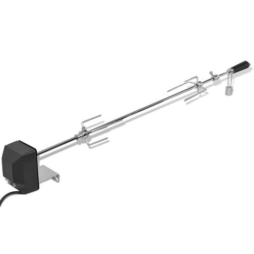 AANBIEDING | BBQ Draaispit professionele motor staal 1000 mm, Tuin en Terras, Barbecue-accessoires, Nieuw, Verzenden