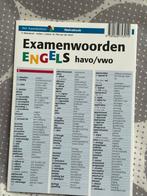 Examenwoorden Engels havo/vwo - Walvaboek, Ophalen of Verzenden, Alpha, Zo goed als nieuw