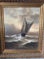 Schilderij H.C. Hokken - Maritiem, Antiek en Kunst, Kunst | Schilderijen | Klassiek, Ophalen