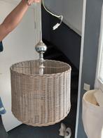 Rotan hanglamp, Ophalen of Verzenden, Zo goed als nieuw, Rechthoekig, 25 tot 50 cm