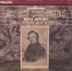 SCHUMANN Piano quartet CD BEAUX ARTS TRIO PHILIPS, Cd's en Dvd's, Cd's | Klassiek, Gebruikt, Kamermuziek, Ophalen of Verzenden