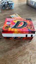 10 nieuwe gesealde TDK D90 cassette bandjes normal position, Cd's en Dvd's, Cassettebandjes, 2 t/m 25 bandjes, Overige genres