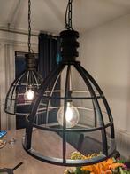 Robuuste lampen, Huis en Inrichting, Lampen | Hanglampen, Metaal, Zo goed als nieuw, 50 tot 75 cm, Ophalen