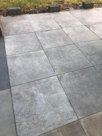 keramische terrastegels 60x60x2 cm Cult grey actie beschikbaar voor biedingen