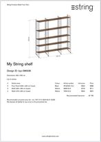 Nieuwe String Kast - Walnoot/Zwart - 200x200cm, Ophalen, Nieuw