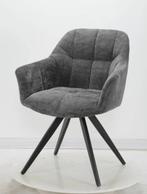 Eetkamerstoel Beauty 3 kleuren weefstof 180 graden draaibaar, Nieuw, Vijf, Zes of meer stoelen, Grijs, Modern