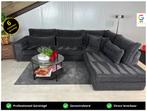 GRATIS LEVERING Z.G.A.N Ribstof Hoekbank 320x250 GEREINIGD, 300 cm of meer, Ophalen of Verzenden, Zo goed als nieuw, 150 cm of meer