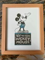 Mickey Mouse Donaldson Watermerk Print, Rechthoekig Staand, Met lijst, A4 of kleiner, Ophalen of Verzenden