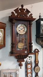 Antieke Houten Pendule Klok, Ophalen