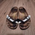 Birkenstock Piazza Zwart/Wit Lak - Maat 40, Kleding | Dames, Slippers, Zwart, Ophalen of Verzenden, Gedragen
