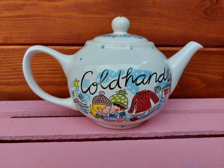 Blond Amsterdam winter rtl4 theepot, Huis en Inrichting, Keuken | Servies, Zo goed als nieuw, Kop(pen) en/of Schotel(s), Blond Amsterdam