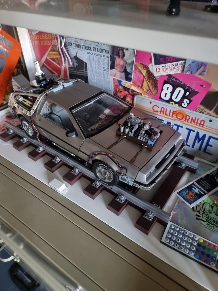 Back to the Future schaalmodel auto, Verzenden, Gebruikt, Auto, Overige merken