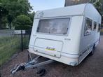 Caravan Knaus 450 BLUE LINE *DIRECTBESCHIKBAAR*VAKANTIEKLAAR, Caravans en Kamperen, Caravans, Vast bed, Rondzit, Bedrijf, Knaus