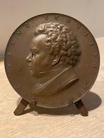 Antieke Franz Schubert Herdenkingsmedaille - 1928, Antiek en Kunst, Ophalen of Verzenden, Brons