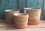 Manden set van 3 stuks (3 kleuren en 5 soorten), Huis en Inrichting, Woonaccessoires | Schalen en Manden, Ophalen of Verzenden