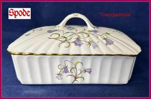 BOTERVLOOT of OPBERGDOOS "Campanula" Spode Porselein, Antiek en Kunst, Curiosa en Brocante, Ophalen of Verzenden