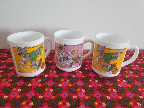 Tom en Jerry Arcopal France mokken bekers melkglas Dixan, Verzamelen, Stripfiguren, Zo goed als nieuw, Gebruiksvoorwerp, Overige figuren