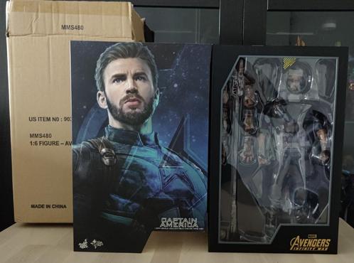 Hot Toys Marvel - Spiderman, Captain America, Vision, Verzamelen, Poppetjes en Figuurtjes, Nieuw, Ophalen of Verzenden