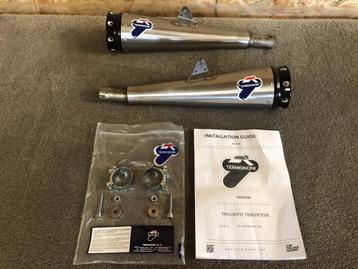 Termignoni uitlaten dempers Triumph Thruxton 1200 2016-2020 beschikbaar voor biedingen