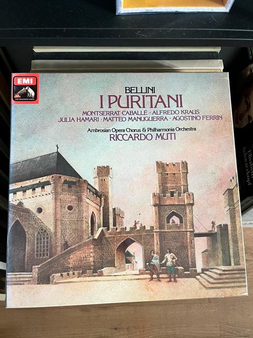 Bellini - I Puritani, Cd's en Dvd's, Vinyl | Klassiek, Zo goed als nieuw, Classicisme, Ophalen of Verzenden
