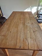 teakhouten eettafel, Huis en Inrichting, Tafels | Eettafels, Ophalen, Gebruikt, Teakhout, 200 cm of meer