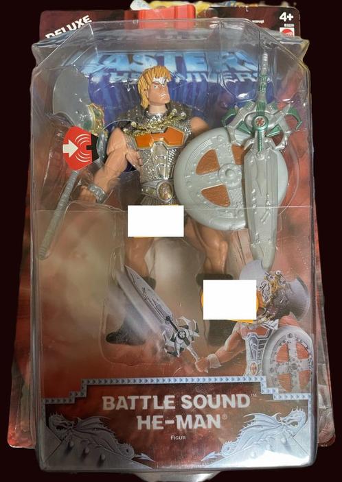 Heman battlesound he-man met geluid 2002 versie de-luxe ovp, Verzamelen, Poppetjes en Figuurtjes, Nieuw, Ophalen