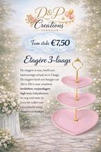 2x roze etagere verhuur, Ophalen, Nieuw