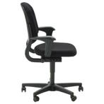 Ahrend 220 Bureaustoel Zwart Nieuwe Stoffering Schuifzitting, Ophalen of Verzenden