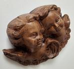 Brocante dubbele putti hoofdjes, Ophalen of Verzenden