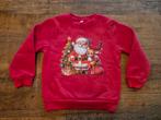 Kersttrui met kerstman en rendier 4-5 jaar maat 104, Kinderen en Baby's, Kinderkleding | Maat 104, Ophalen, Jongen of Meisje, Trui of Vest