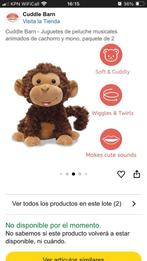 Cuddle Barn Coco Aap - Beweegt & Maakt Geluid!, Kinderen en Baby's, Speelgoed | Knuffels en Pluche, Ophalen of Verzenden, Nieuw