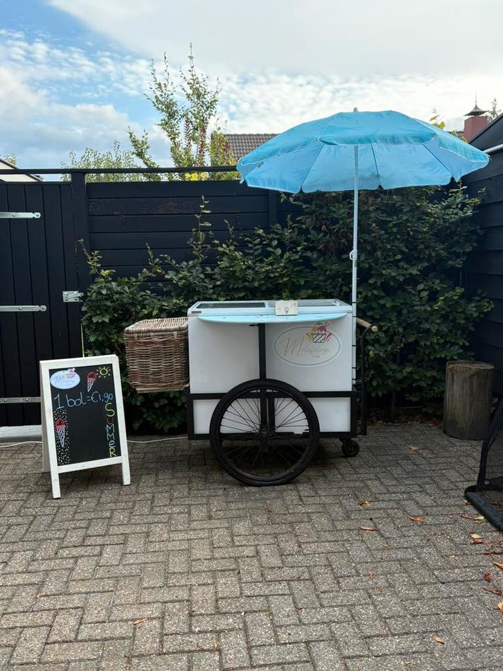 Complete Ijskar – Met accessoires & pinautomaat, Fietsen en Brommers, Fietsen | Bakfietsen, Ophalen
