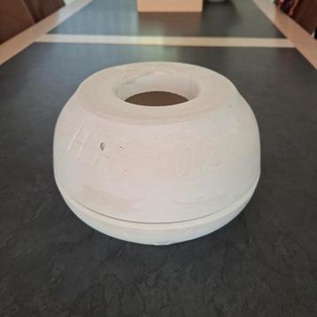 gietklei gipsmal theelichthouder voor theepot beschikbaar voor biedingen