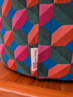 Poef Fuchia, Ophalen of Verzenden, Rond, Minder dan 50 cm, Minder dan 50 cm