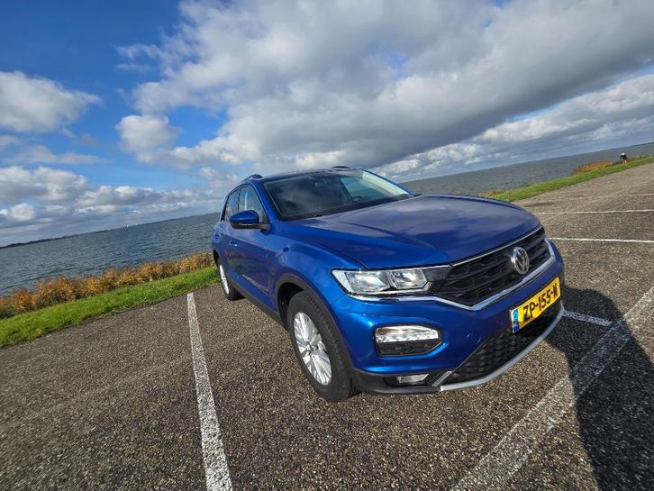 Volkswagen T-Roc 1.0 TSI Style Blauw 2019, Auto's, Volkswagen, Particulier, T-Roc, ABS, Adaptive Cruise Control, Airbags, Airconditioning