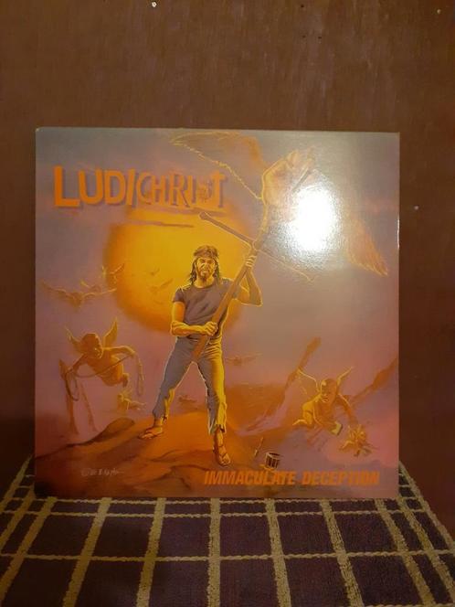 LP- Ludichrist - Immaculate deception - 1986, Cd's en Dvd's, Vinyl | Hardrock en Metal, Gebruikt, Ophalen of Verzenden