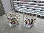 Twee feestelijke Blond glazen, Huis en Inrichting, Keuken | Servies, Glas of Glazen, Blond Amsterdam, Ophalen of Verzenden, Glas