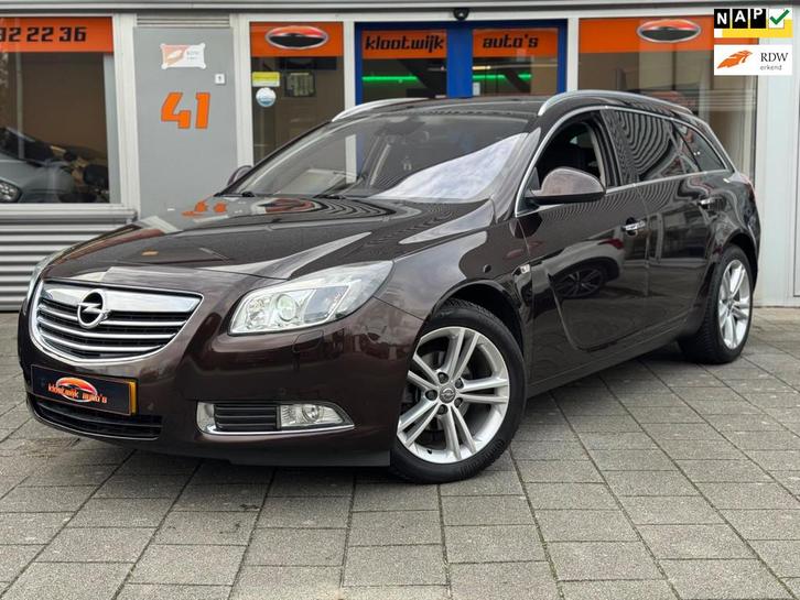 Opel Insignia Sports Tourer 1.4 Turbo Cosmo Navigatie NL-Gel, Auto's, Opel, Bedrijf, Te koop, Insignia, ABS, Airbags, Airconditioning