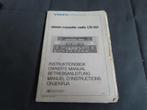 Volvo instruktie boekje voor cassete radio, Auto diversen, Autoradio's, Ophalen of Verzenden, Gebruikt